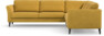 Bridge - Hörnsoffa, 3+3-sits - Gul