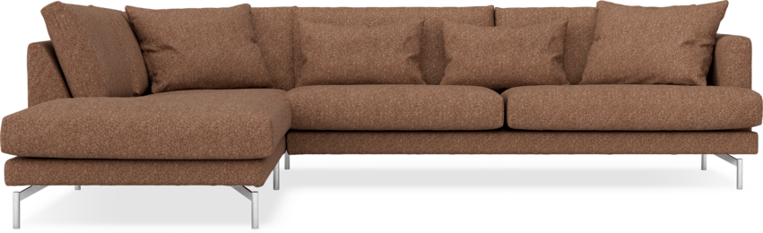 Harper - 3-sits soffa med divan vänster - Orange