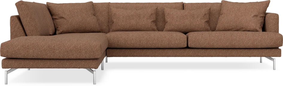 Harper - 3-sits soffa med divan vänster - Orange