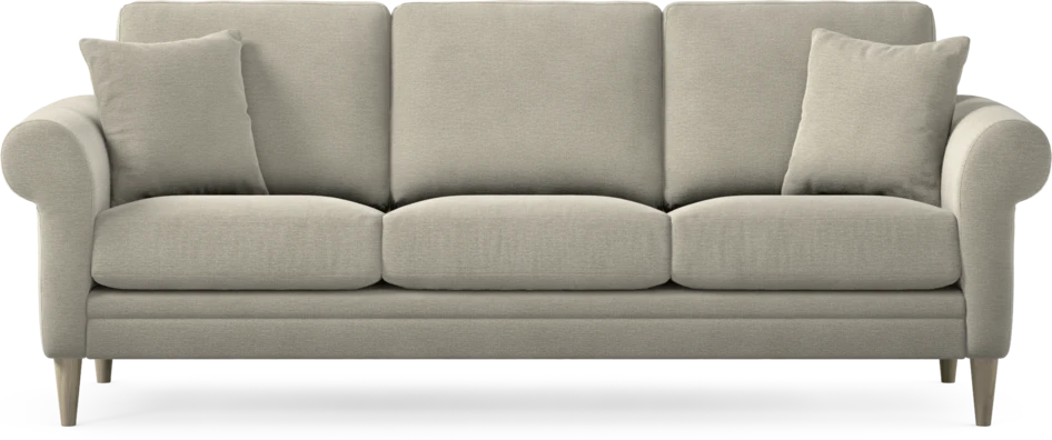 Eden - 3-sits soffa - Brun