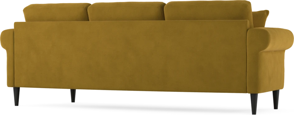 Eden - 3-sits soffa svängd - Gul