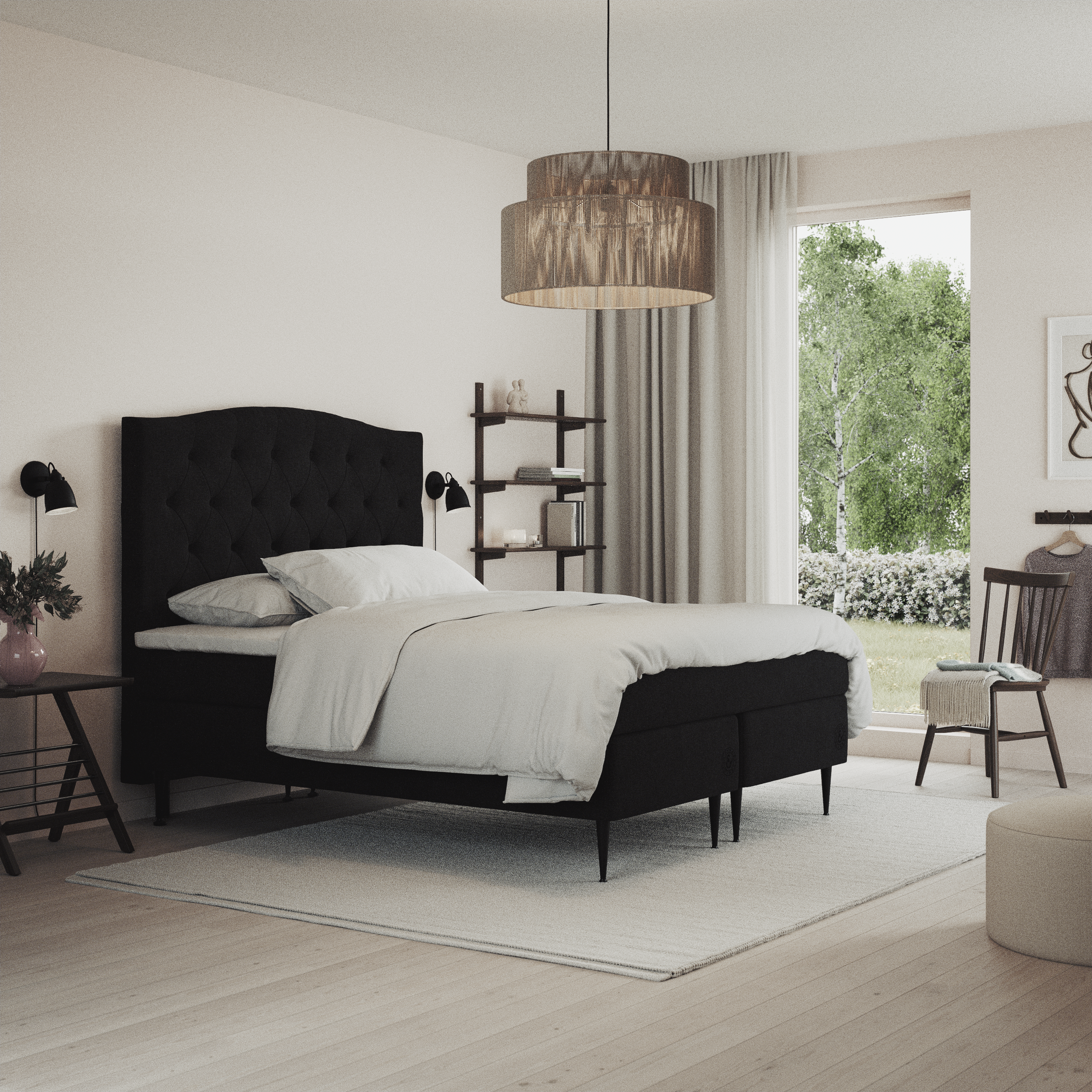 Asperö Comfort - Kontinentalsäng, dubbelsäng med bäddmadrass Comfort och sängben - inspiration