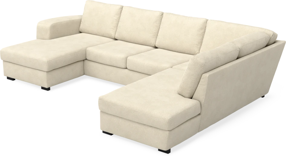 Friday - 3-sits soffa med schäslong vänster och divan höger - Beige