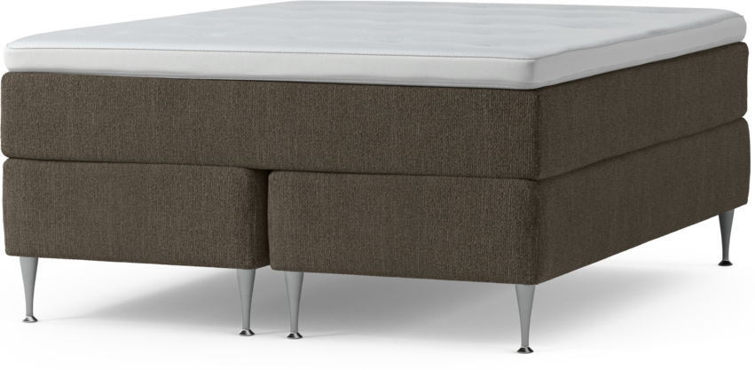 Delux Exclusive - Kontinentalsäng, dubbelsäng med bäddmadrass och sängben