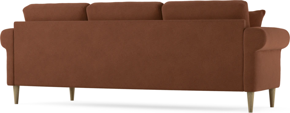 Eden - 3-sits soffa svängd - Orange