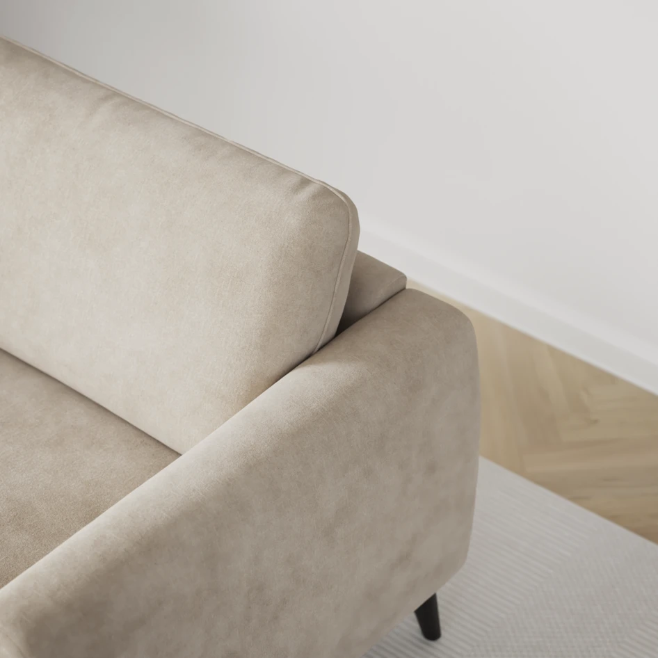 Bridge - 3-sits soffa med divan vänster och schäslong höger - Beige