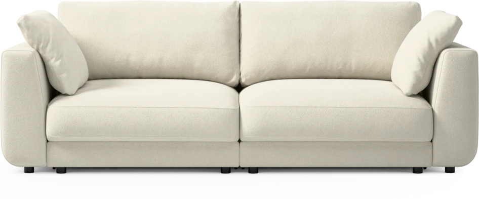 Amie - Bäddsoffa 3-sits - Vit