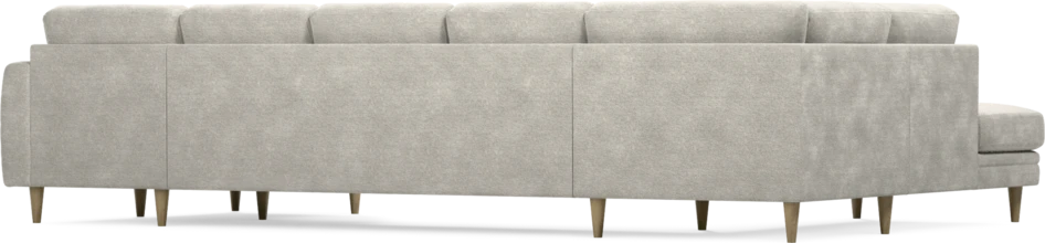 Eden - 3-sits soffa med divan vänster och schäslong höger - Grå