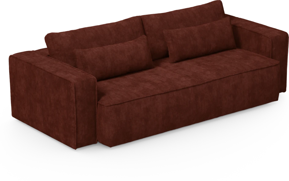 Ide - Bäddsoffa 3-sits - Röd