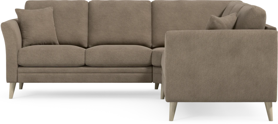 Eden - Hörnsoffa, 2+2-sits - Brun