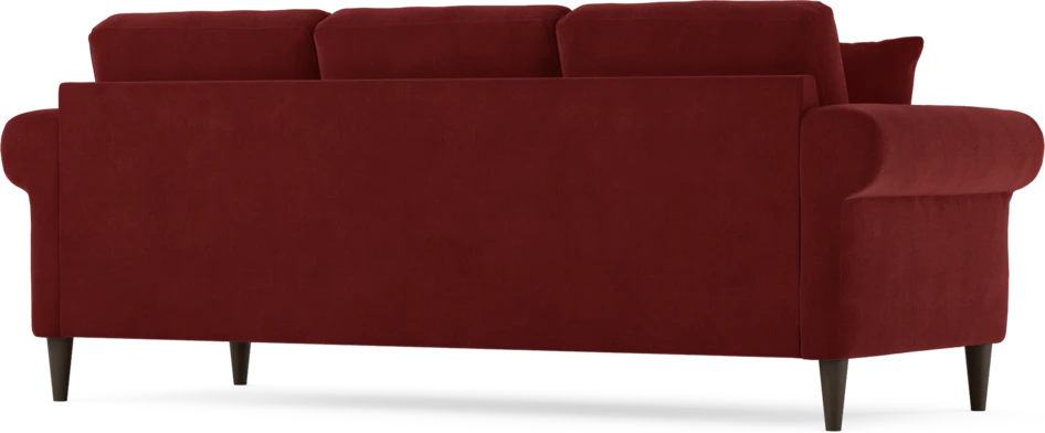 Eden - 3-sits soffa - Röd