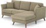 Eden - 2-sits soffa med schäslong - Beige
