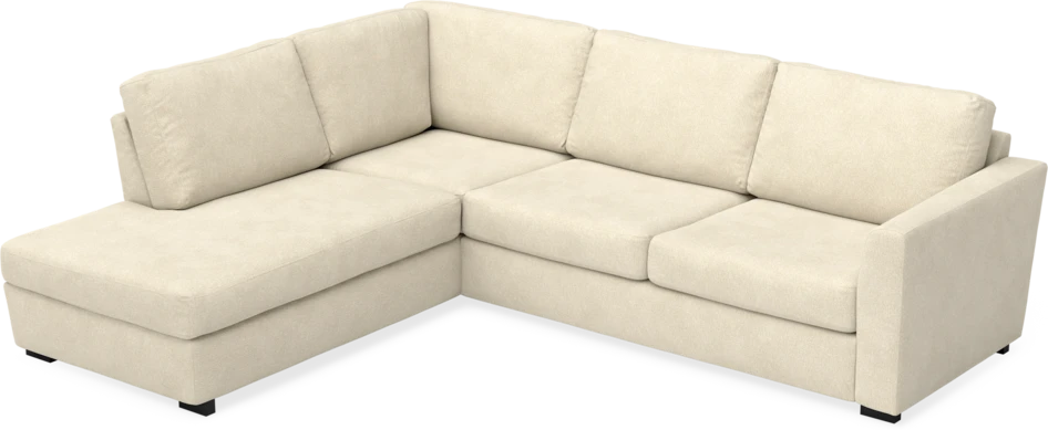 Friday - 2,5-sits soffa med divan vänster - Beige
