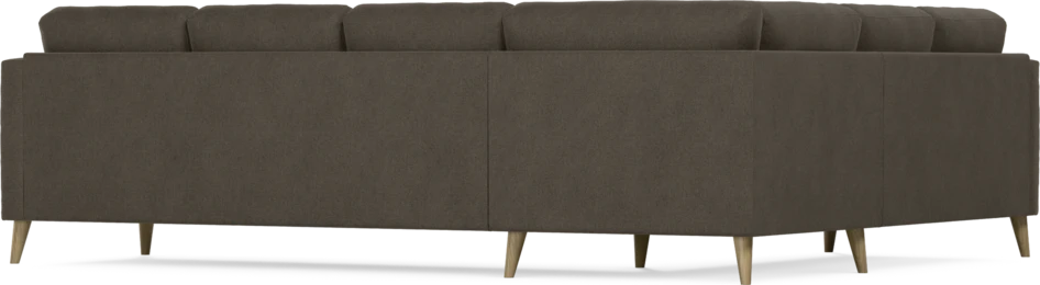 Eden - Hörnsoffa, 2+3-sits - Brun
