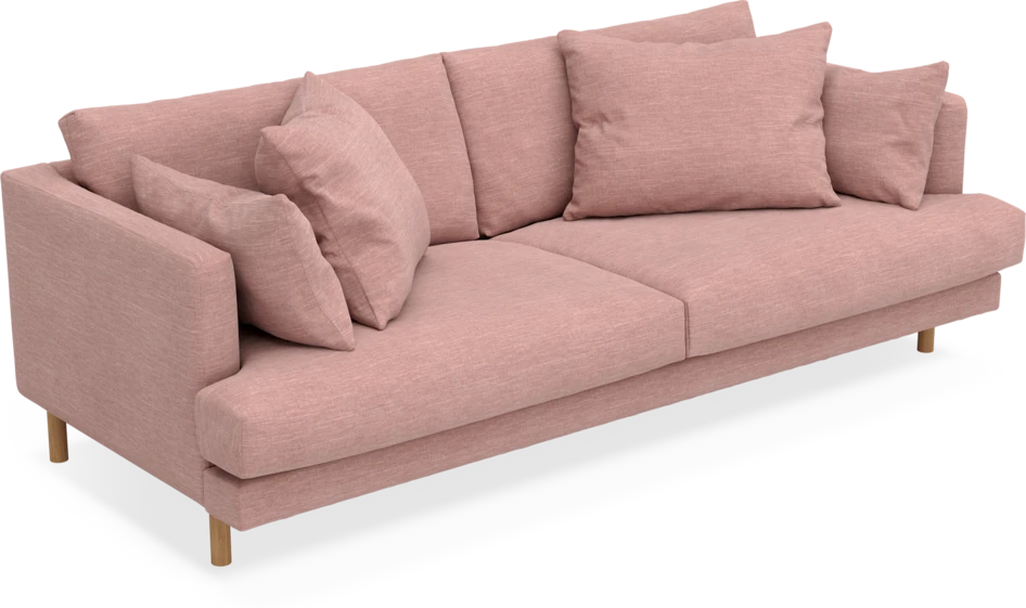 Harper - 3-sits soffa - Rosa