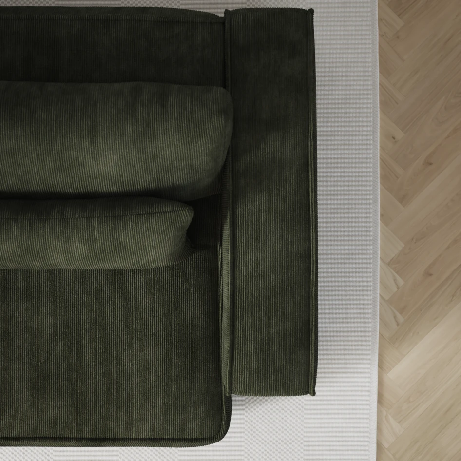 Ide - Bäddsoffa 3-sits - Grön