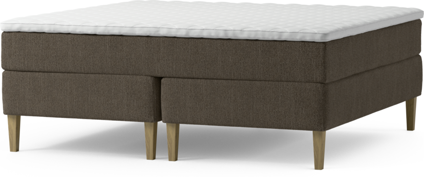 Delux Exclusive - Kontinentalsäng, dubbelsäng med bäddmadrass och sängben