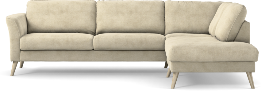 Bridge - 3-sits soffa med divan höger - Beige