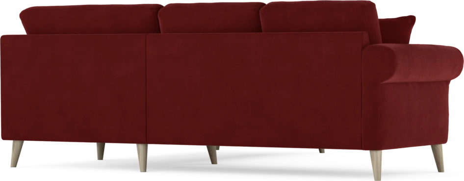 Eden - Hörnsoffa, 2+2-sits - Röd