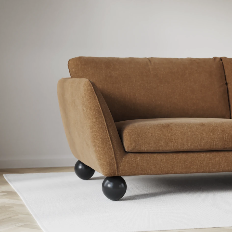 Madison Lux - Hörnsoffa 2+3-sits, hörn 2 - Brun