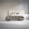 County - 3-sits soffa med divan vänster och schäslong höger - Brun