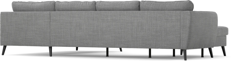 County - 3-sits soffa med schäslong vänster och divan höger - Grå