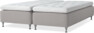 Delux Sense - Ramsäng, dubbelsäng med bäddmadrass - Grå