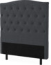 Delux Välvd - Sänggavel, 90-210 cm