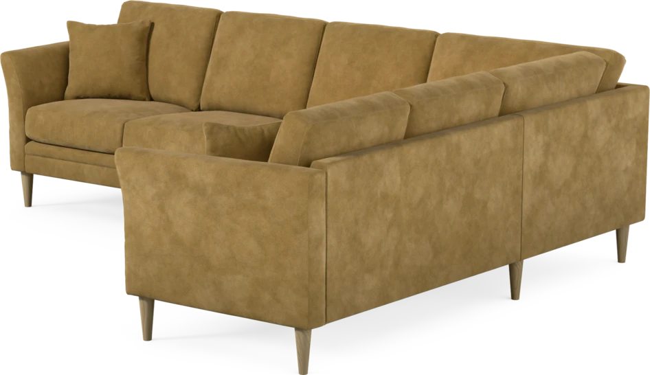 Eden - Hörnsoffa, 3+2-sits - Gul