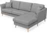 Eden - 2,5-sits soffa med schäslong - Grå