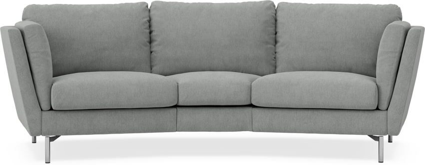 Madison - 3-sits soffa svängd, 70 cm - Grå