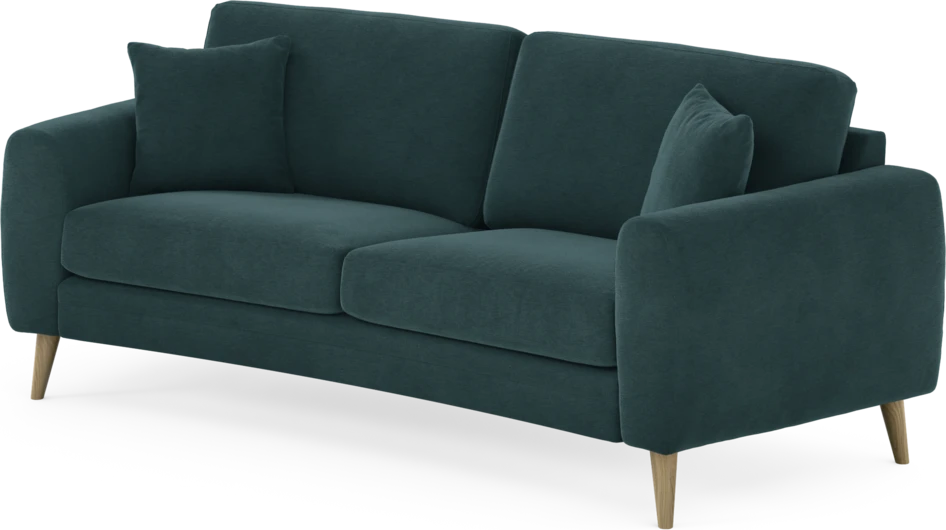 Eden - 2,5-sits soffa svängd - Blå