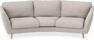 Madison - 3-sits soffa svängd, 70 cm - Grå