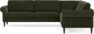 Bridge - Hörnsoffa, 3+2-sits - Grön