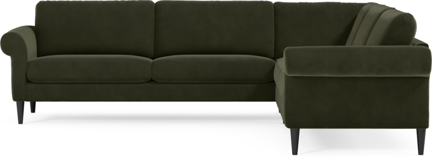 Bridge - Hörnsoffa, 3+2-sits - Grön