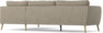 County - 2,5-sits soffa med divan höger - Beige