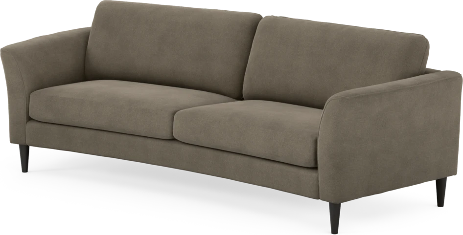 Bridge - 3-sits soffa svängd - Beige