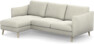 Madison Lux - 2-sits soffa med schäslong vänster - Vit