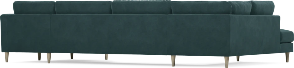 Bridge - 3-sits soffa med divan vänster och schäslong höger - Blå