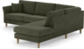 Eden - 2,5-sits soffa med divan - Grön