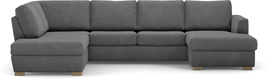 Friday - 3-sits soffa med divan vänster och schäslong höger - Grå