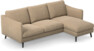 Madison - 2-sits soffa med schäslong höger - Beige