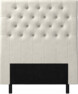 Delux Pikerad XL - Sänggavel, 90-210 cm - Beige