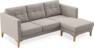 Rio - 3-sits soffa med schäslong höger - Beige