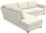 Friday - 2,5-sits soffa med divan vänster - Beige