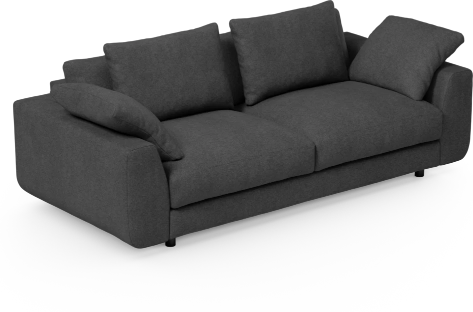 Amie - 3-sits soffa - Svart