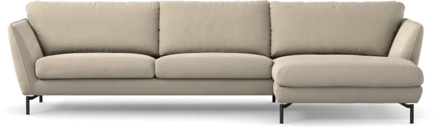 Madison - 3-sits soffa med schäslong höger - Beige