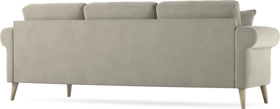 Eden - 3-sits soffa svängd - Brun