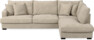 Mila - 3-sits soffa med divan höger - Beige