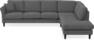 Eden - 3-sits soffa med divan - Svart